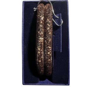 NWT Swarovski Gold/Brown Crystal Bracelet / Necklace